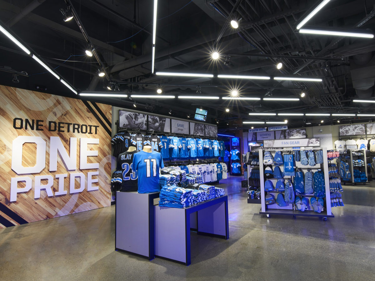 Detroit Lions - Team Store Design