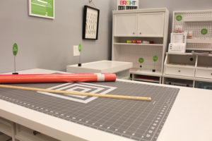 JoAnn Fabrics Cutting Table